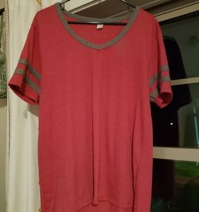 NWOT Alternative apparel v-neck baseball t-shirt